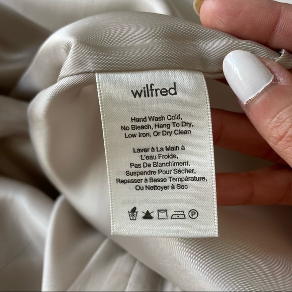 Aritzia Wilfred Montbrun dress, cream, size 0, new condition - Picture 8 of 10